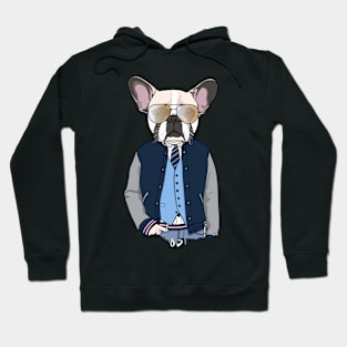 hand drawn cool pug Hoodie